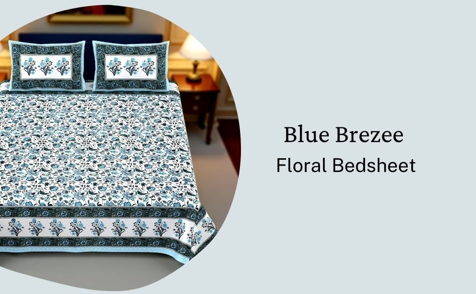 Blue Breeze Bedsheet