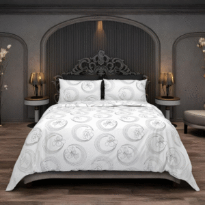 Black & White Flower Bedsheet Black & White Flower Bedsheet