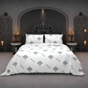 Black & White Print Bedsheet