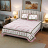 Pink Blossom Bloom Bedsheet by Snug Hugs