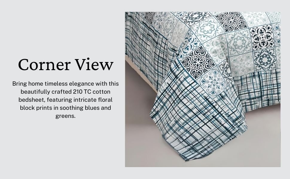 Blue Breeze Bedsheet