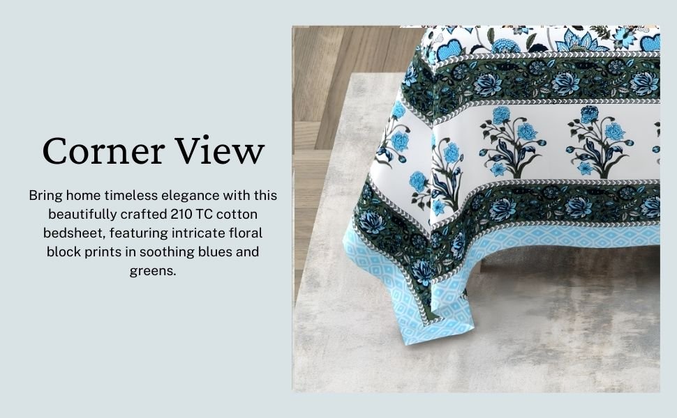 Blue Breeze Bedsheet