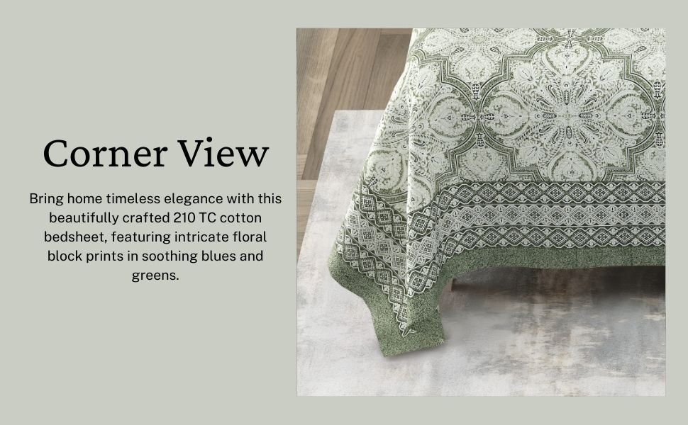 Olive Charm Bedsheet