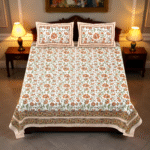 Zafran Garden Bedsheet by Snug Hugs