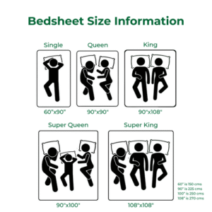 Cush Tush Bedsheet sizes