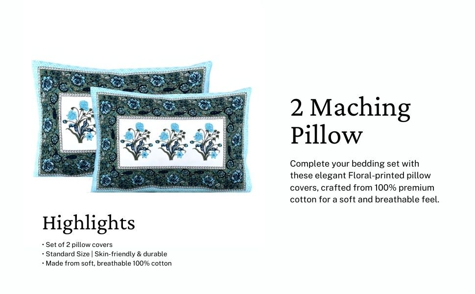 Blue Breeze Bedsheet