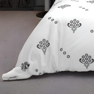 Black & White Print Bedsheet Design
