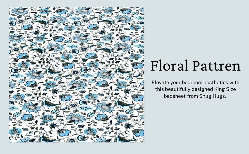 Blue Breeze Bedsheet