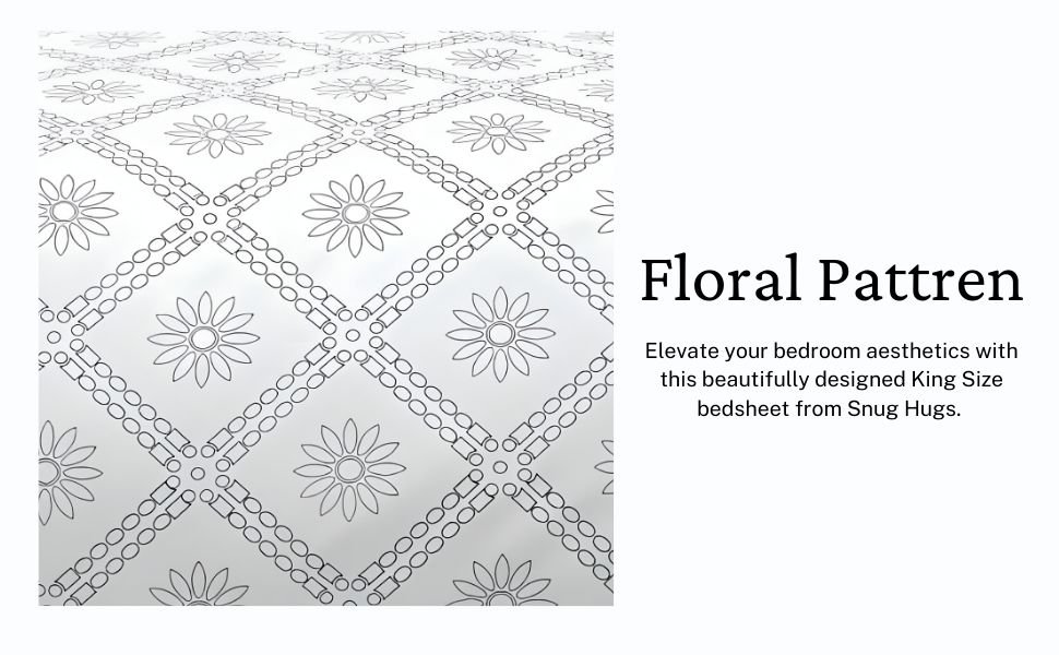 Black & White Square Bedsheet