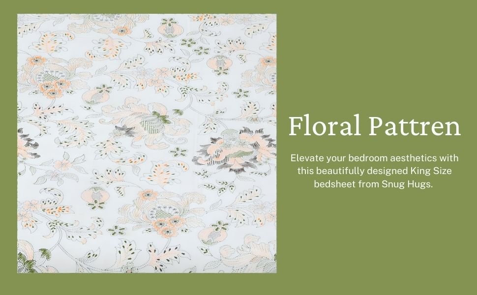Olive Bloom Bedsheet