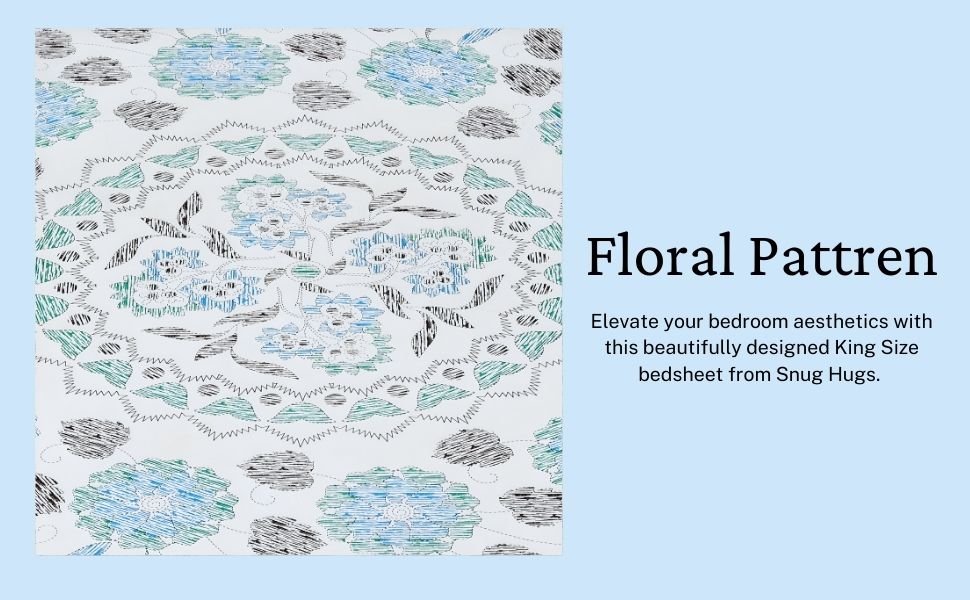 Blue Heaven Bedsheet