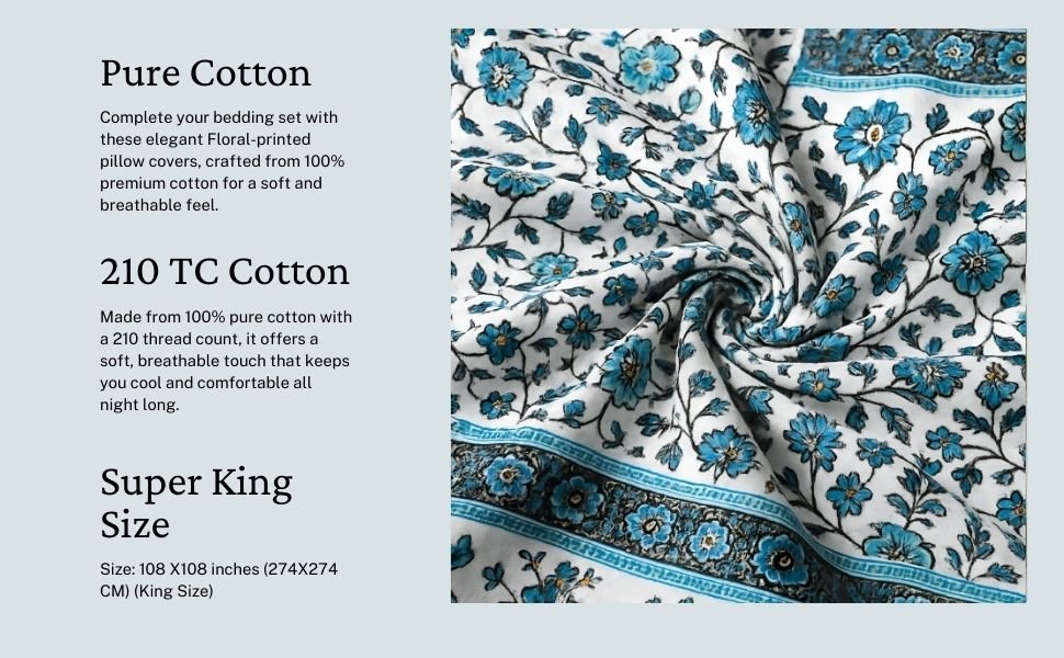 Blue Breeze Bedsheet