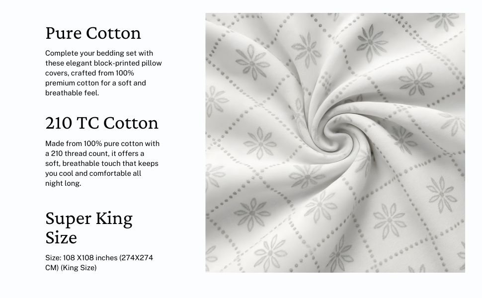 Black & White Square Bedsheet