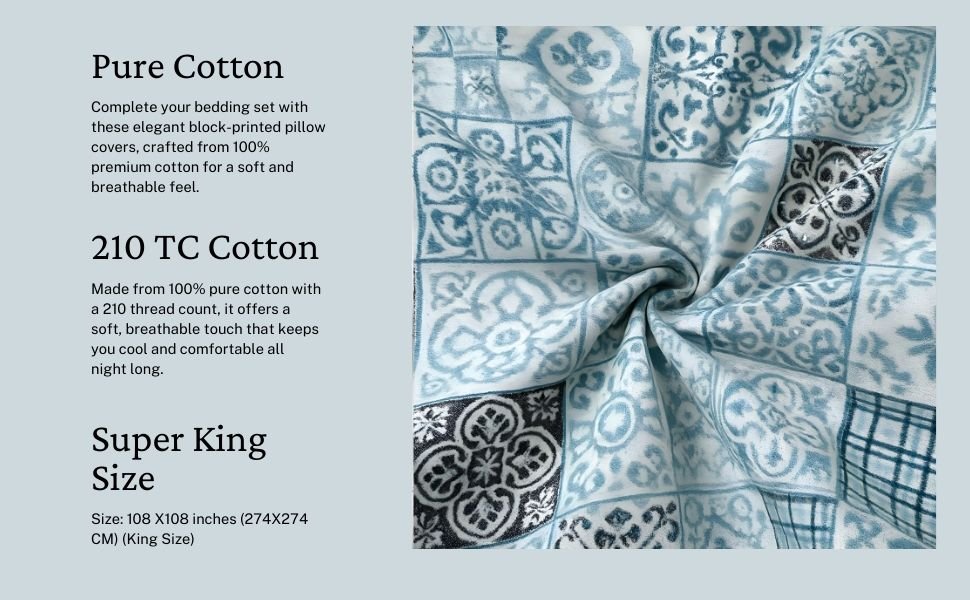 Blue Breeze Bedsheet