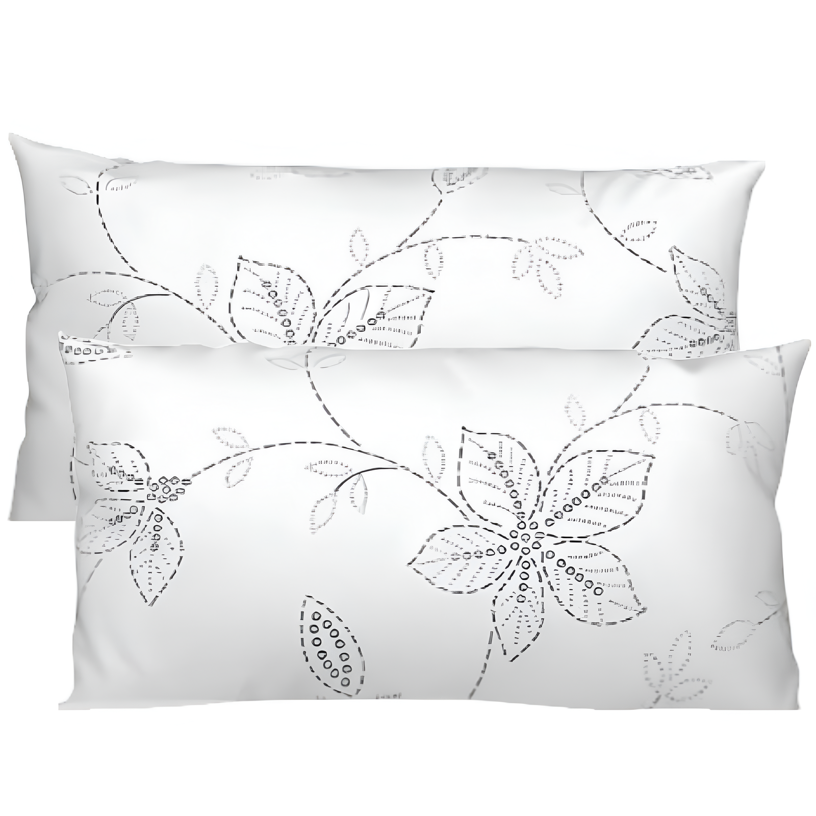 Black and White Bedsheet Pillow