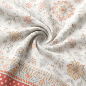 Phoolkari Peach Bedsheet Cush Tush 2