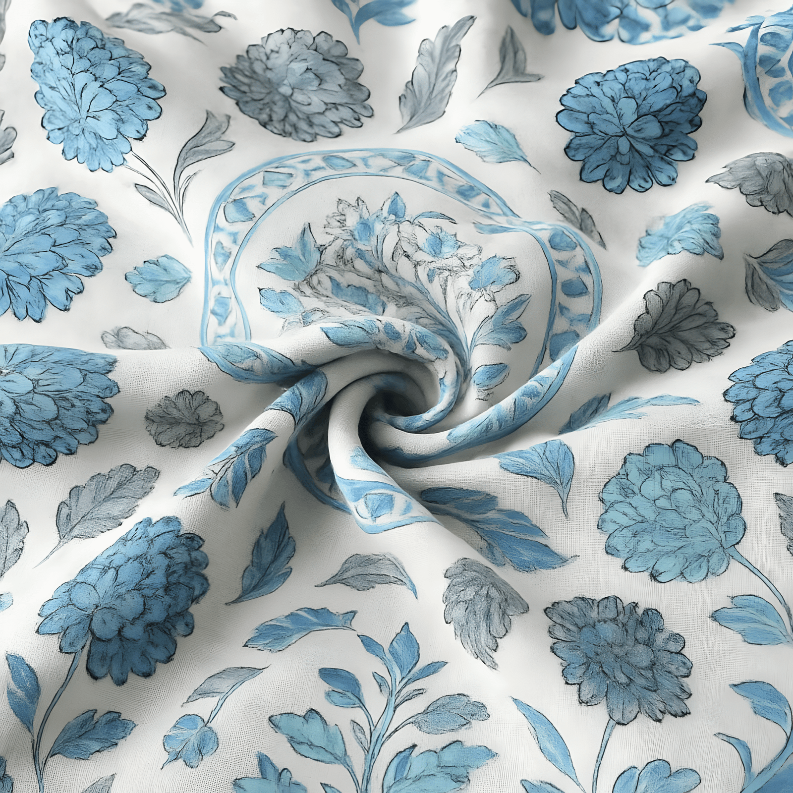 Blue Heaven Bedsheet 1