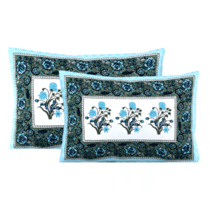 Blue Breeze Bedsheet Pillow