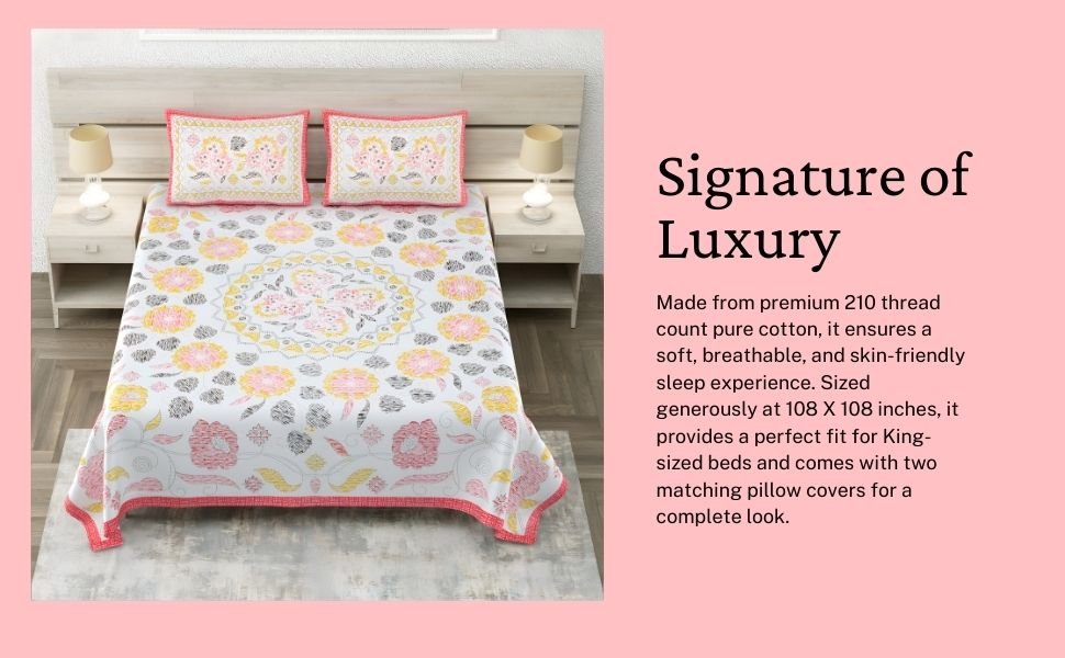 Sunburst Bloom Bedsheet